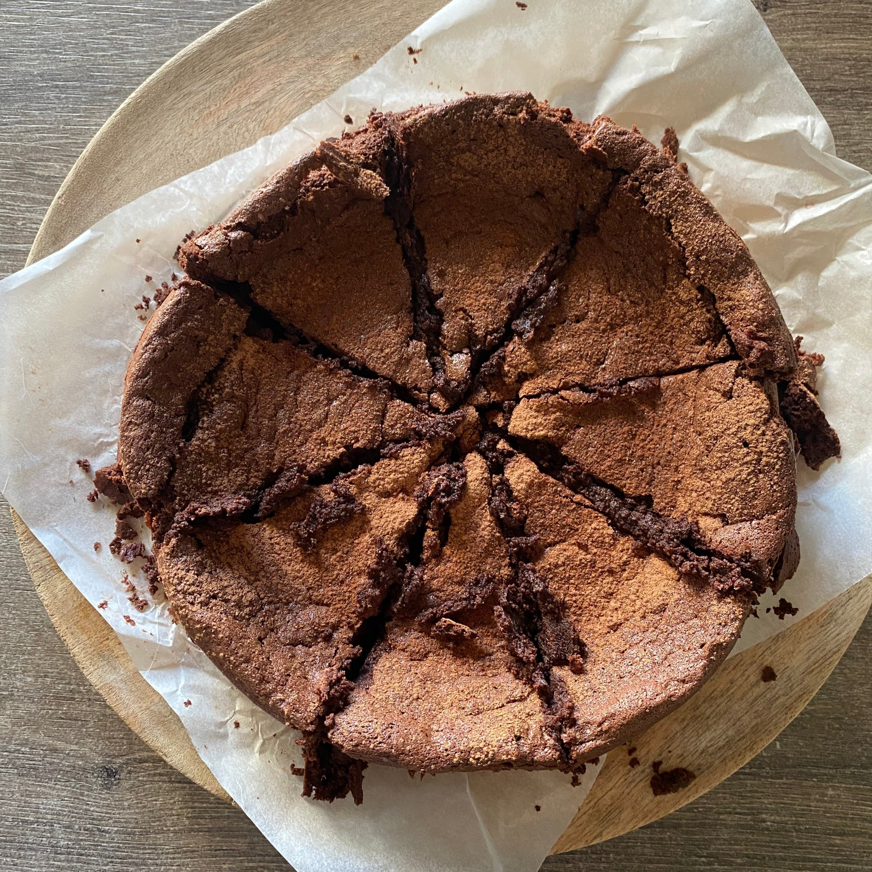 Gâteau au chocolat sans farine